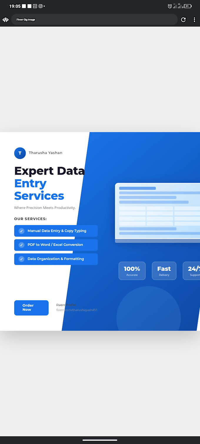 do fast and accurate data entry and copy typing