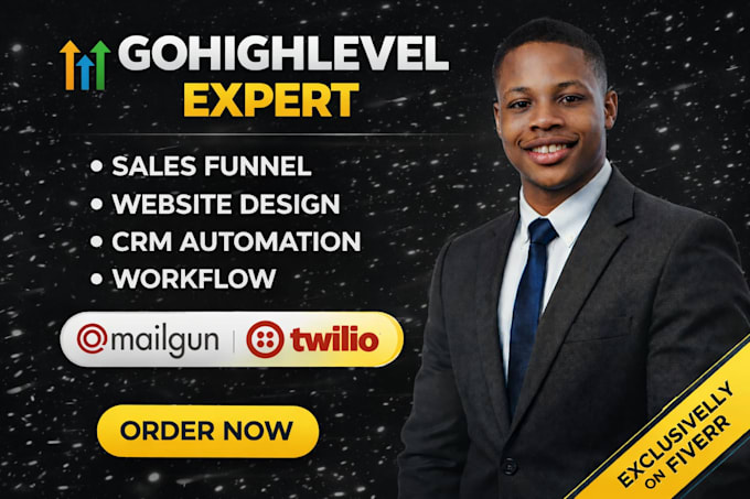 create gohighlevel sale funnel website, workflow automation and funnel
