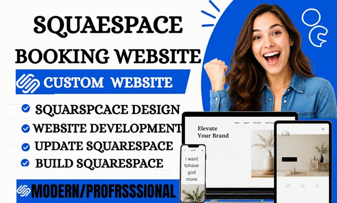 build squarespace booking website with acuity scheduling and online booking