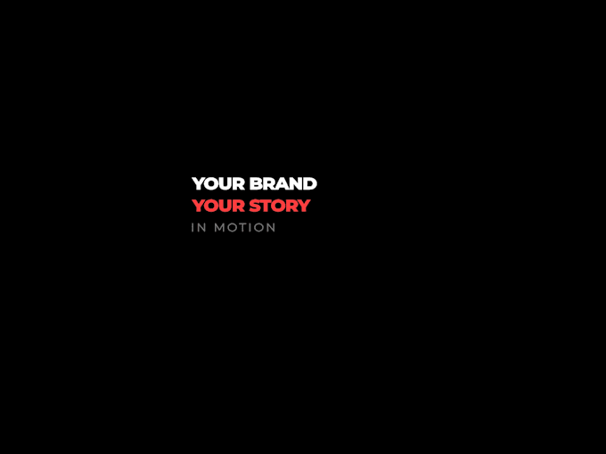 create a dynamic text animation and kinetic typography video
