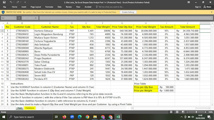 create excel spreadsheets, formulas, and reports