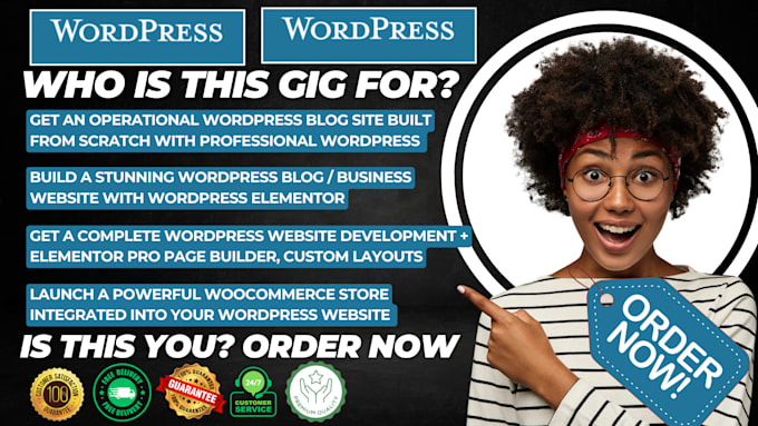design wordpress website development redesign  wordpress blog business website