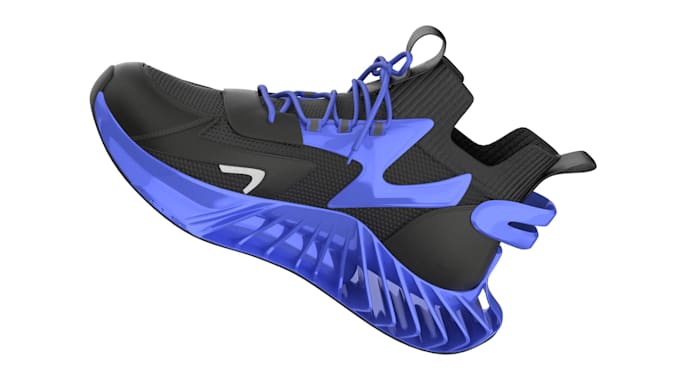 create cinematic 3d sneaker modeling and animation for shoe brands