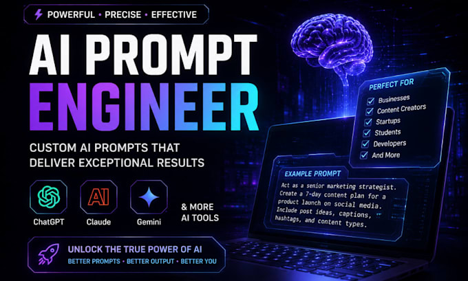 create advanced ai prompts for chatgpt claude and gemini