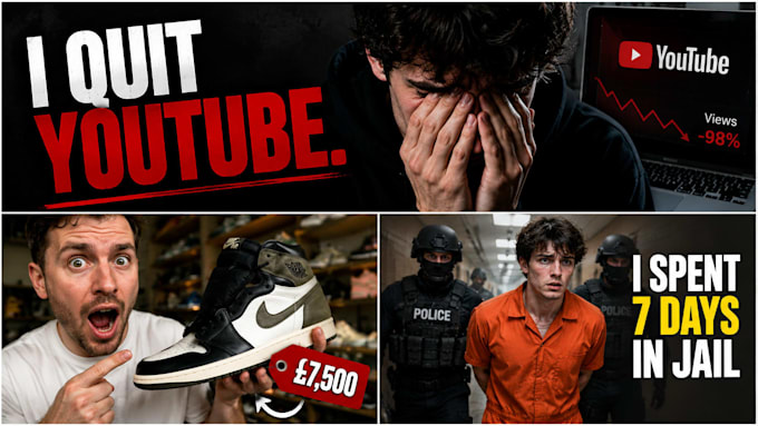 make you a highly engaging youtube thumbnail
