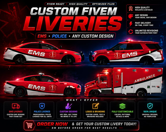 create a custom livery or edit your fivem cars