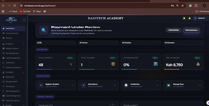 build python django react full stack web development