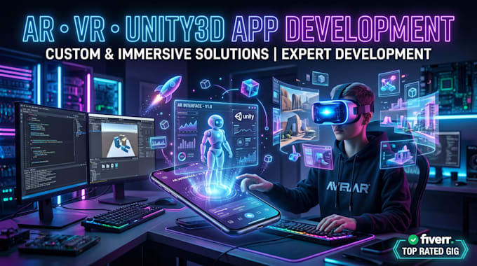 develop augmented reality ar app for android and ios using unity3d