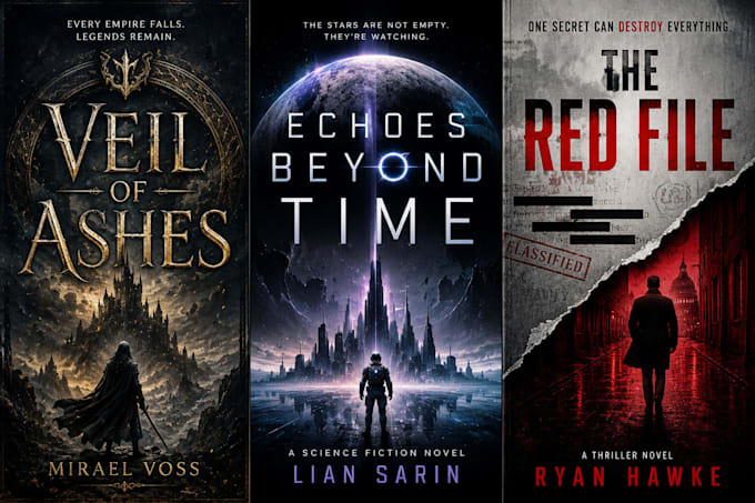 create premium fantasy  ebook cover