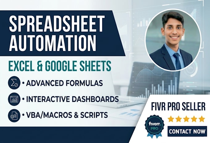 create automated excel spreadsheet formulas vba and dashboard design