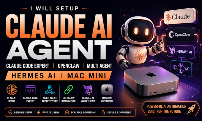 setup claude ai agent claude code expert openclaw multi agent hermes ai mac mini
