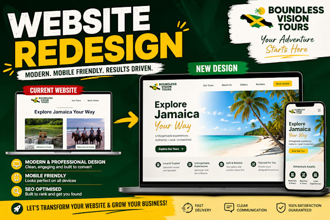 redesign your website for a modern professional look