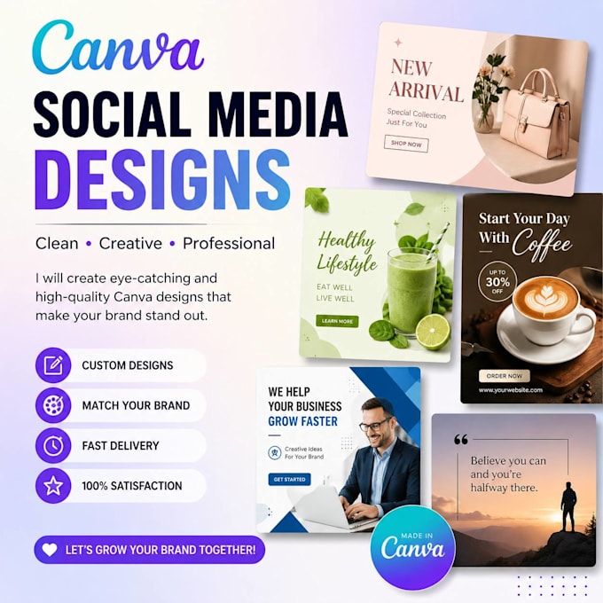 design canva social media posts