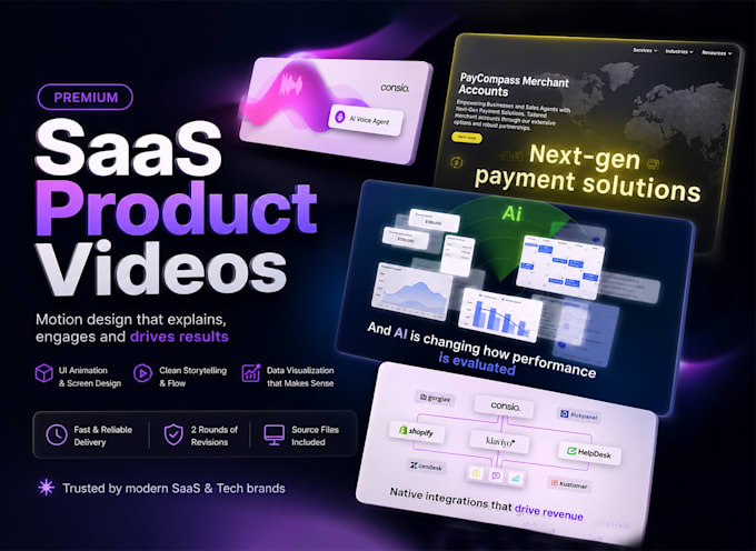 create promo video for saas and digital products