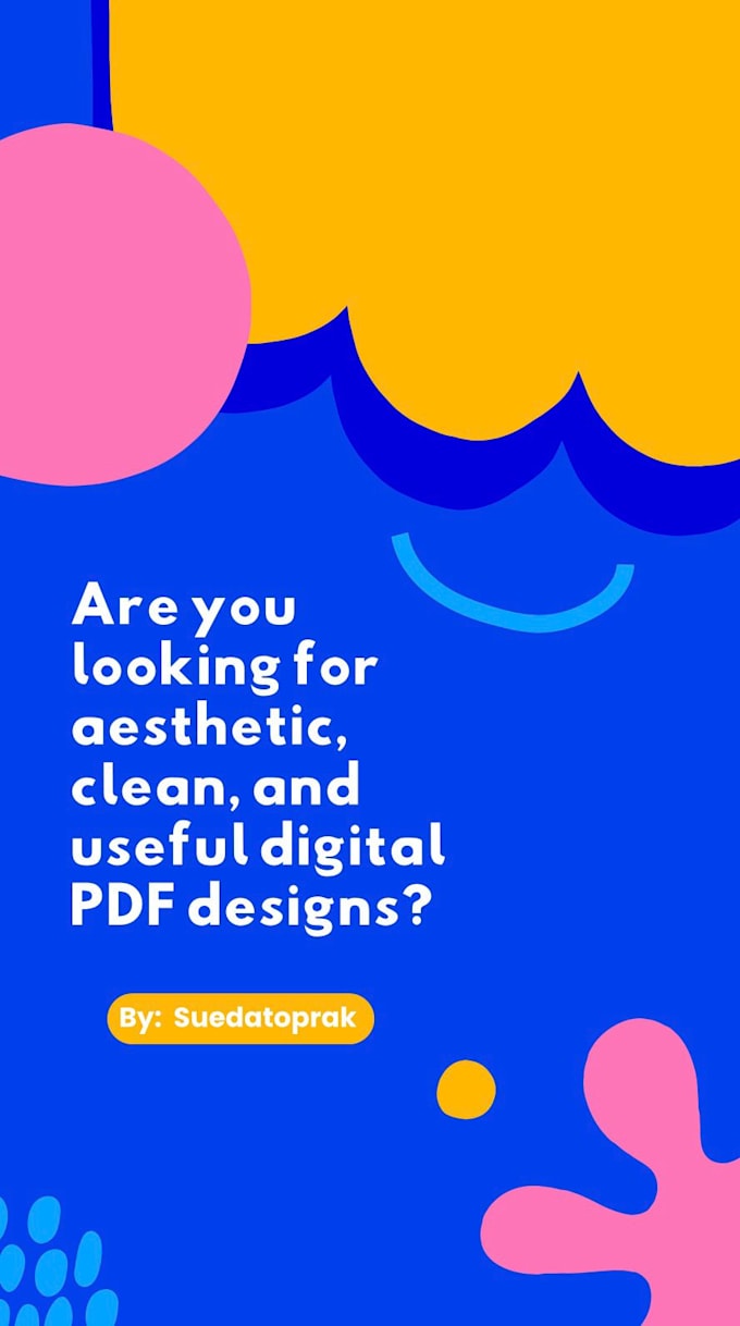 create aesthetic and minimalist printable planner pdfs
