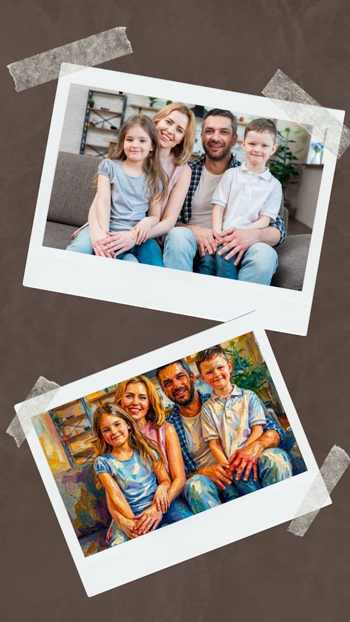 turn your photos into beautiful custom paintings