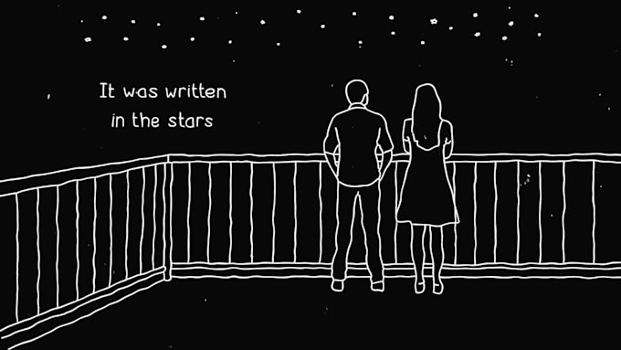 create hand drawn lyric music video