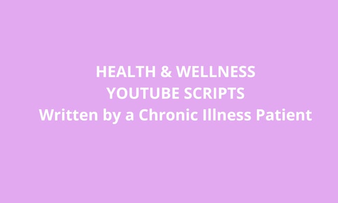 write engaging medical and healthcare youtube scripts