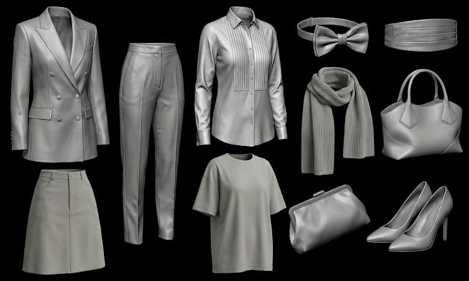 do second life 3d modeling fashion designer 3d clothing modeler uv mapping glb