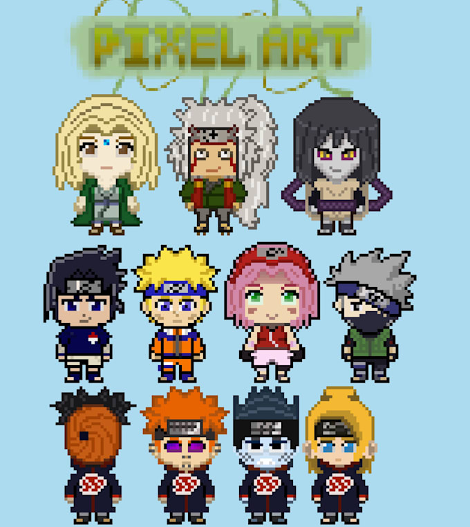 create custom pixel art characters, sprites, avatars