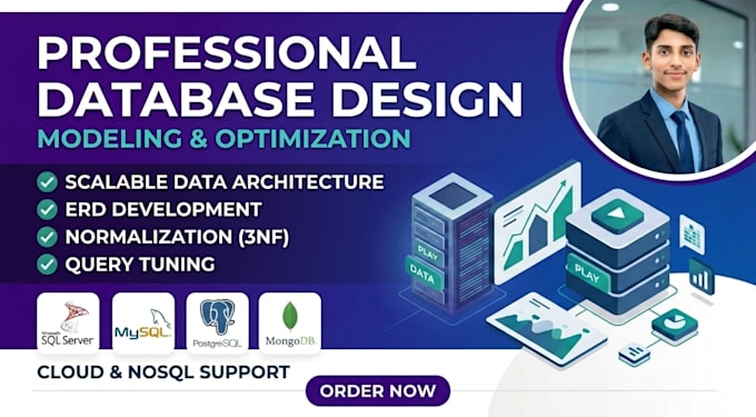 design schemas and create optimized database relations for you