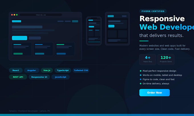 build a responsive web application for you