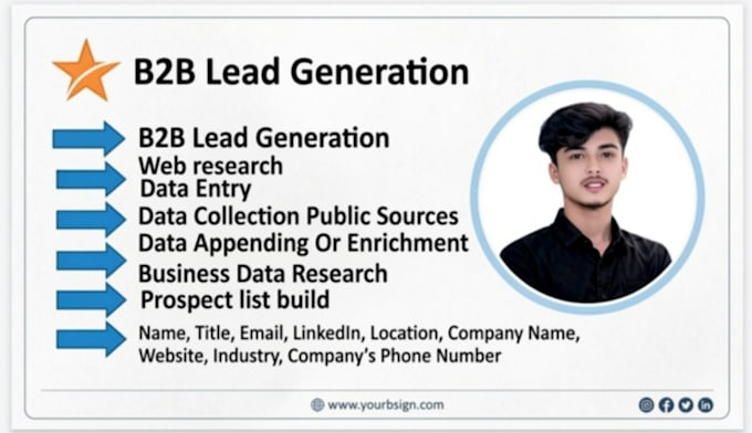 do professional b2b lead generation, targeted prospect list building, and