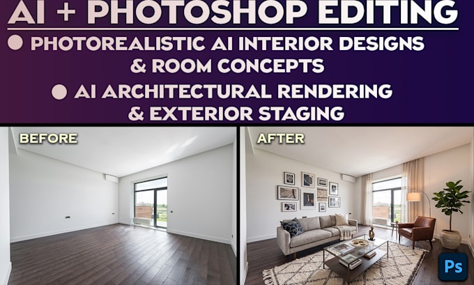 generate photorealistic ai interior designs and virtual staging