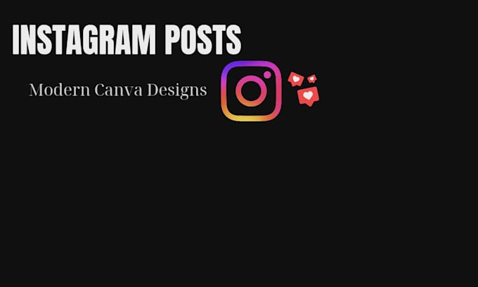 design modern canva instagram posts for your business