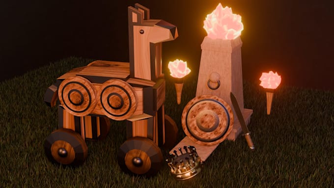 create 3d environments and 3d or 2d assets