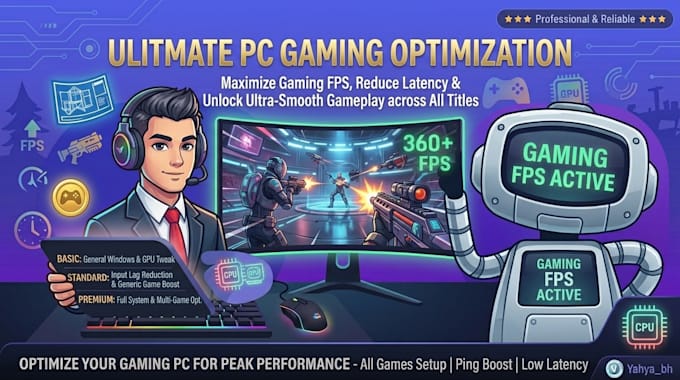 optimize your windows PC for gaming and boost fps