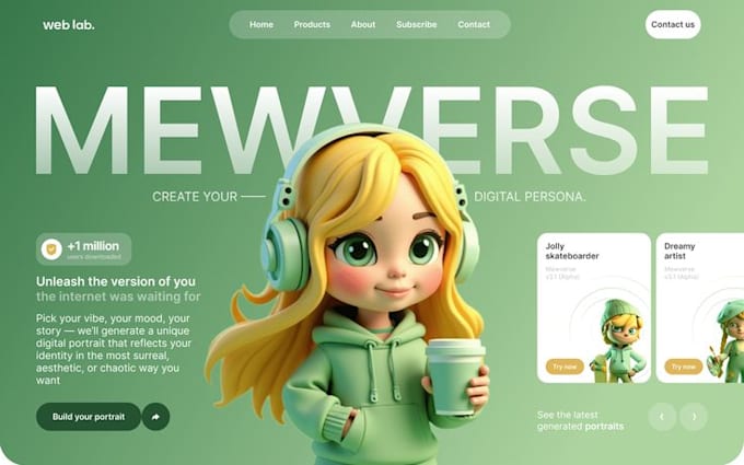 create 3d interactive website with react and threejs