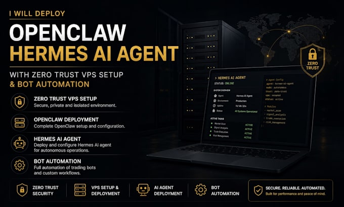 openclaw zero trust hermes agent vps setup bot ai agent openclaw ai agent