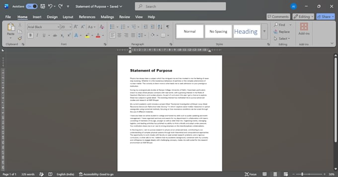 format word documents and reports