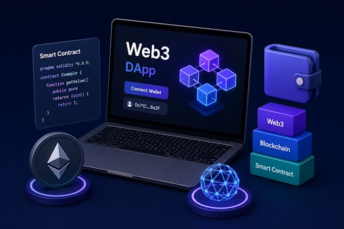 build blockchain dapps, web3 apps and smart contracts