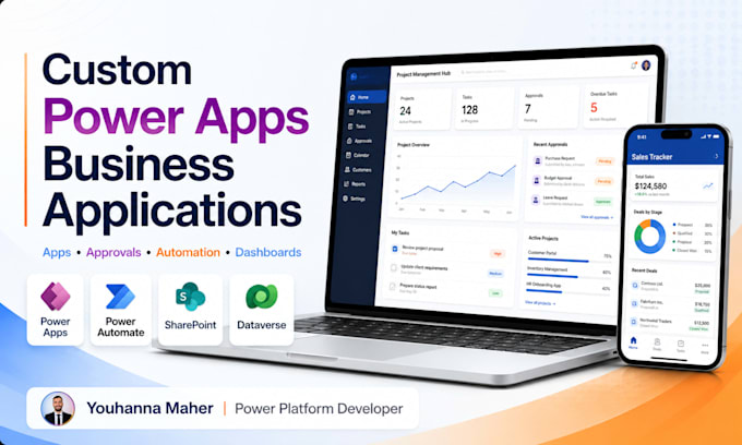 build a custom power apps business application