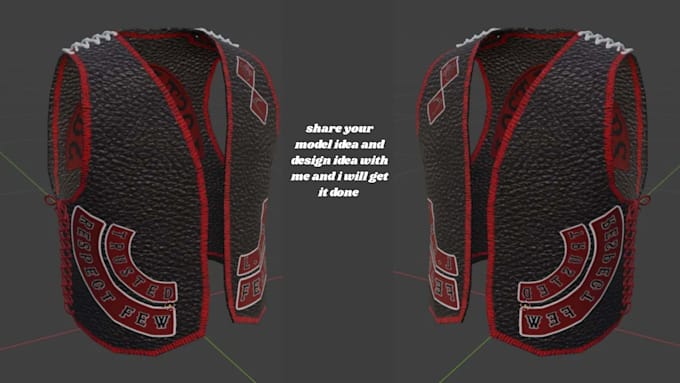 create custom fivem clothing kuttes mc vest biker vest