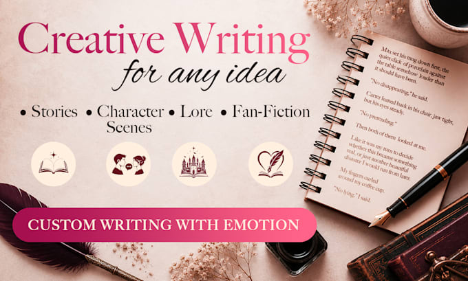 write creative stories and custom content