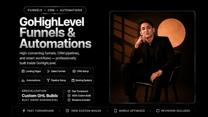 build a high converting gohighlevel funnel or landing page