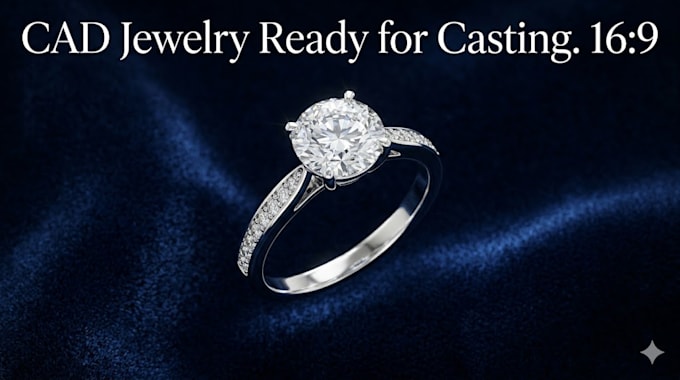 design 3d jewelry models for printing and casting