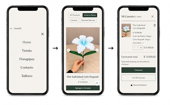 design a modern wix landing page