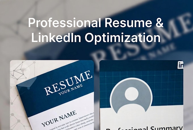 optimize your resume, linkedin profile and professional brand