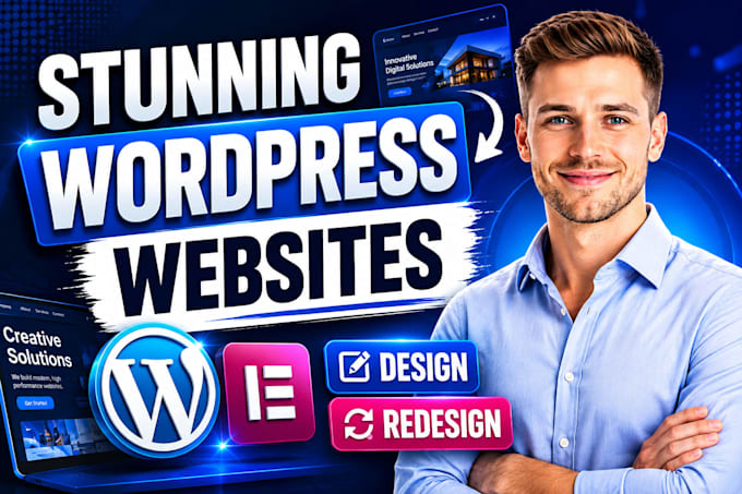design a stunning elementor wordpress website