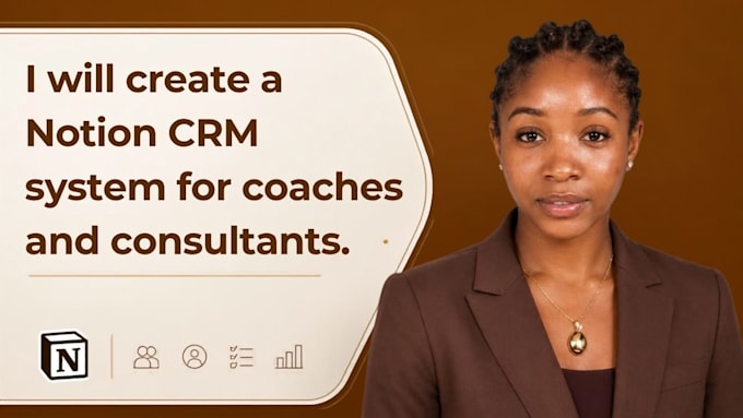 create a notion CRM system for coaches and consultants