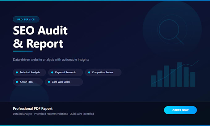 create a detailed SEO audit report for your website