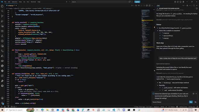 fix your python bugs and automate small tasks