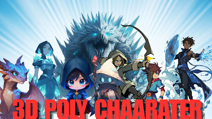 create low poly 3d game assets, characters, props in blender