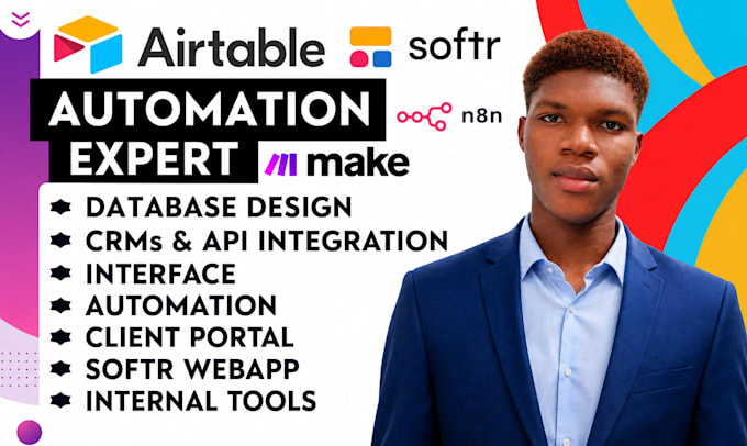 setup airtable automation, airtable crm, airtable database, airtable expert
