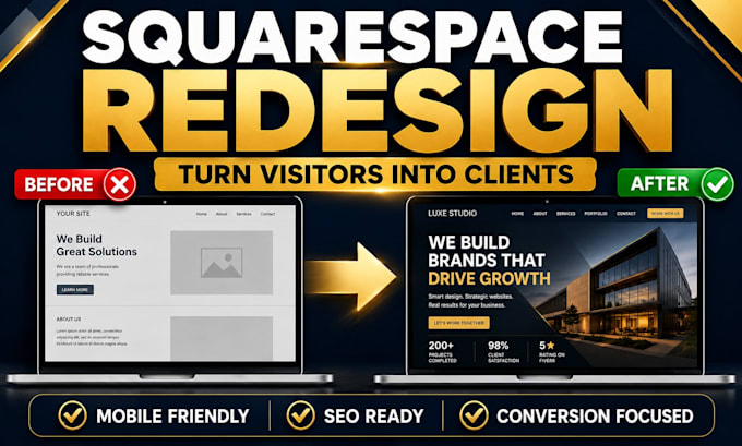 squarespace website redesign squarespace website design website development