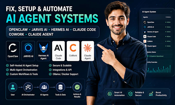 fix setup openclaw jarvis ai hermes ai agent claude code xenbar claude agent
